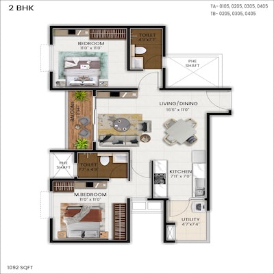floorplans & masterplan of MJR Northpark